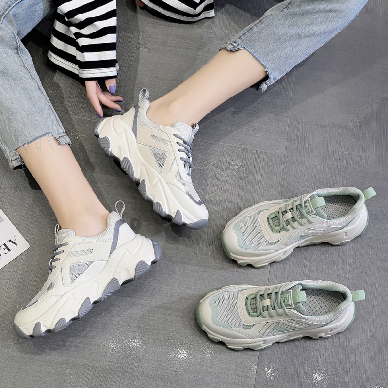 Spring 2021 Fashion New Women's Shoes Trendy Women Summer Breathable Platform Sports Casual Shoes Spring 2021 Fashion New Women's Shoes Trendy Women Summer Breathable Platform Sports Casual Shoes